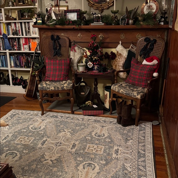 Tumble Machine Washable Sable Green and Multi Rug 5x7 - Picture 6 of 7